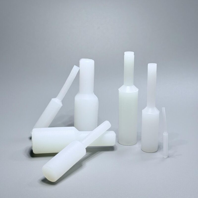 Silicone pull plugs for powder coating masking through holes