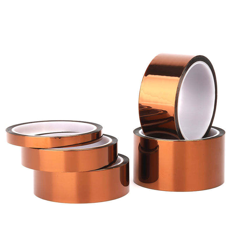 High temp amber polyimide masking tape