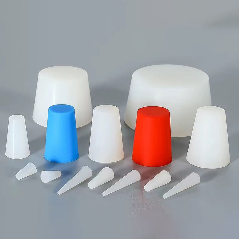 High temperature silicone tapered plugs kit for powder coating masking