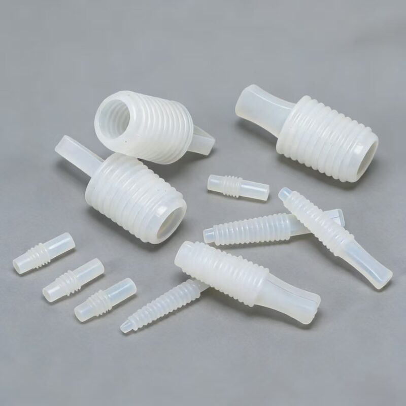Silicone threaded masking plugs