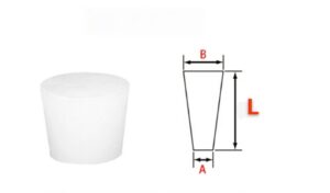 Silicone Tapered Plugs Standard Size Chart